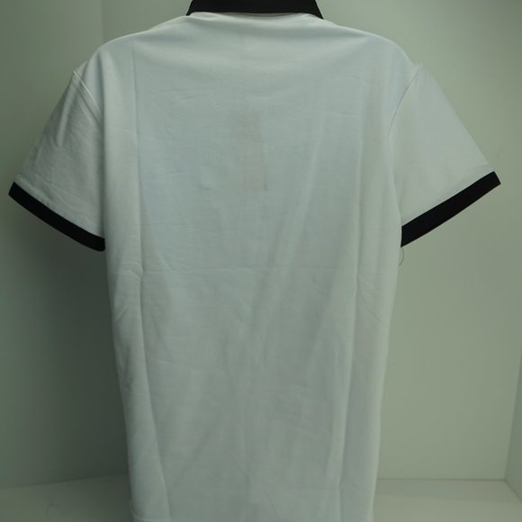 NEW TR Premium Zip Placket Polo for men White CVPL-49 Size Small - Picture 7 of 7